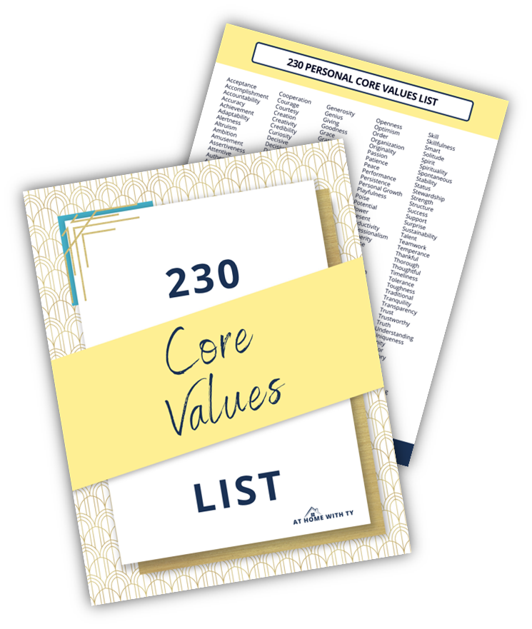 230 Core Values List